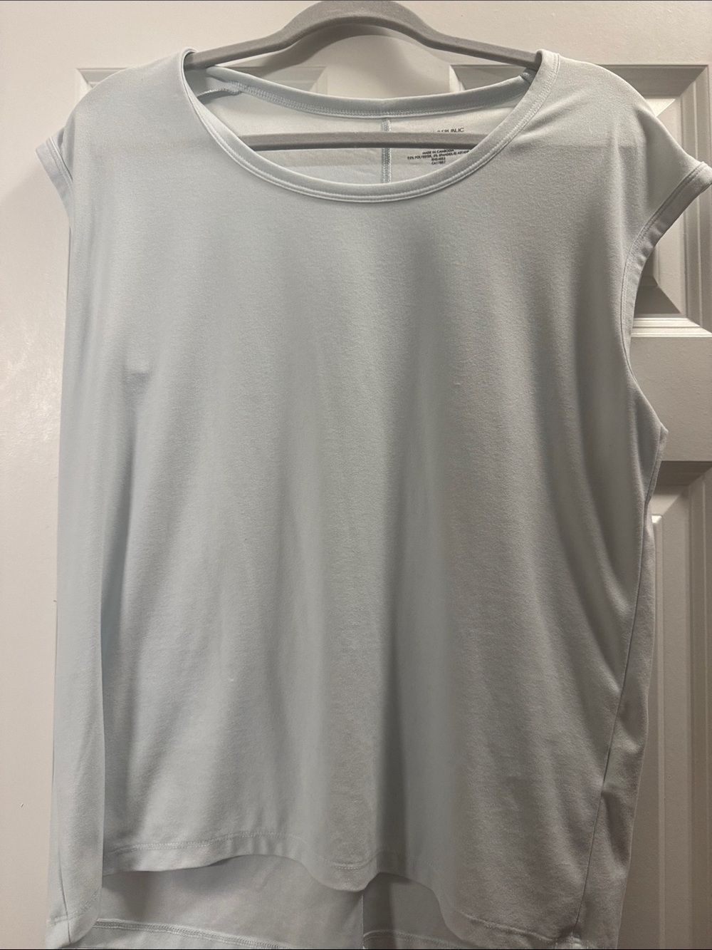 Banana Republic Pale Blue Cap Sleeve Tank Top